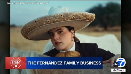 Camila Fernandez carries on family legacy started by Vicente Fernandez and Alejandro Fernandez, now makes her mark in mariachi