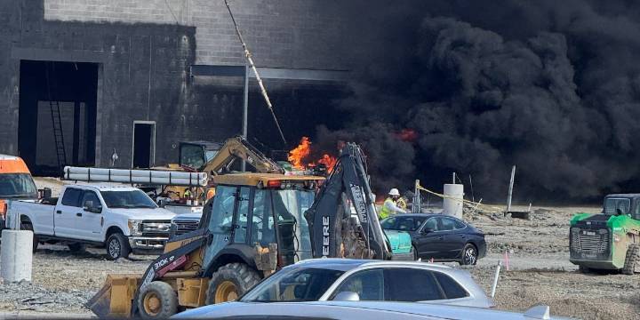 Machine catches fire at future NKY Publix location