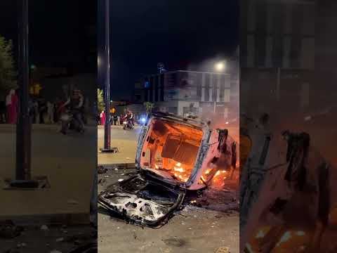 Moroccan Youths Torch Cars and Burn Buildings in Anger Over Neglect and Social Inequality