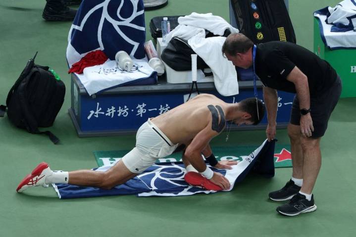 Tennis-Qualifier Vacherot stuns Djokovic to reach Shanghai final