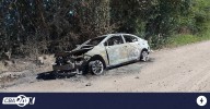 El camino del Corolla en Córdoba: calles de tierra y una pinchadura antes del incendio