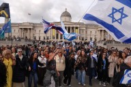 Palestine Action protest ‘almost gloating over Yom Kippur attack’, demo hears