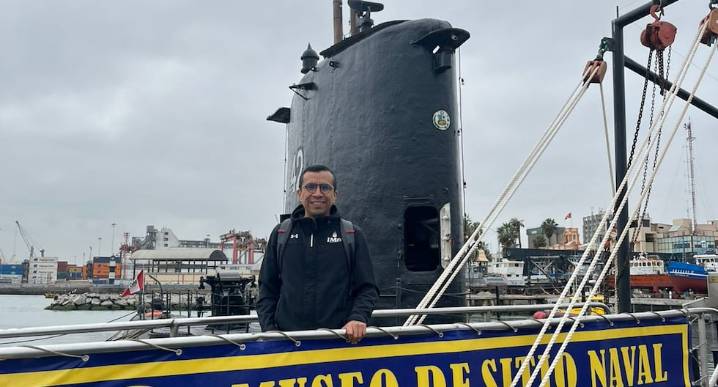 Columna Javier por el mundo: En el Buque Abtao