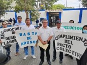 Piura: Trabajadores de la Dirección Regional de Transportes exigen pago de beneficios adeudados desde junio