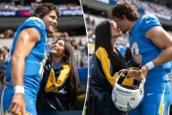 Madison Beer, Chargers QB Justin Herbert confirm romance with sideline PDA