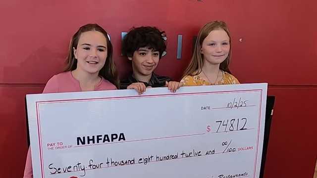 Wendy's donates nearly $75,000 to New Hampshire Foster and Adoptive Parent Association