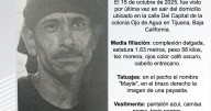 Se busca a Yosio Joel Humberto Espinoza Martínez de 42 años de edad