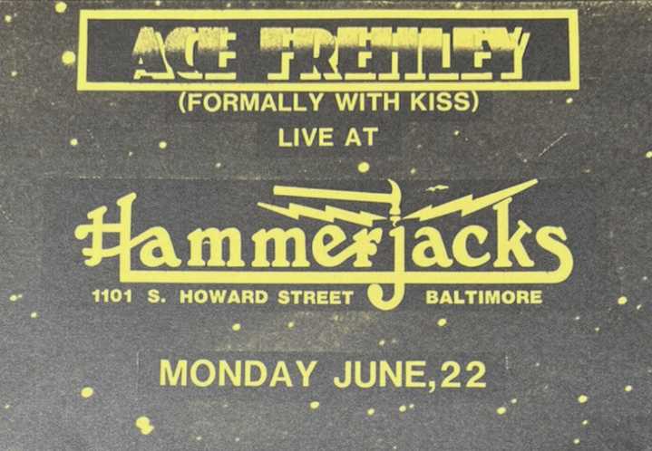 Back in the Hammerjacks groove with Ace Frehley of KISS in 1990