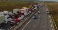 Live A14 updates as traffic temporarily held following crash
