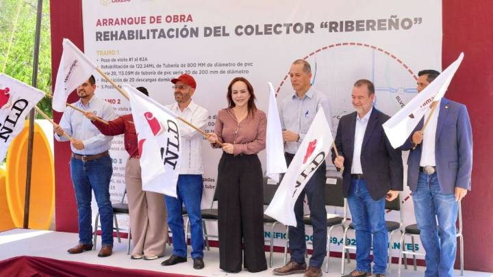 Impulsa Carmen Lilia Canturosas arranque de obras hídricas para Saneamiento de Impacto Binacional