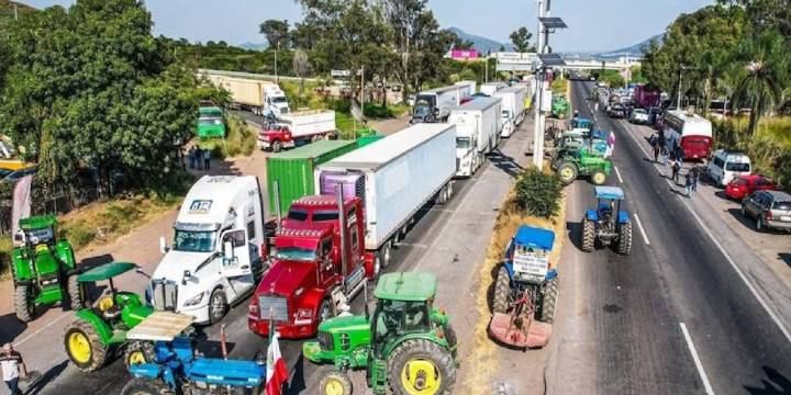 Continúa paro de agricultores hoy 29 de octubre: conoce las carreteras y vialidades bloqueadas en el país