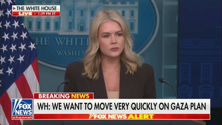 Leavitt Asked If Trump Is Willing to Rule Out a Pardon For Ghislaine Maxwell