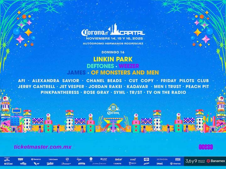 Linkin Park, el plato fuerte del Corona Capital 2025