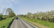 Two taken to hospital after crash on Cambridgeshire road leaves car in ditch