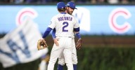 Cubs score 4 in the first on the Brewers, then hang on for a one