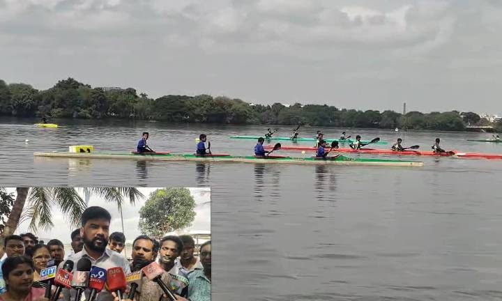 Hyderabad: National Tribal Canoe Sprint Championship Kicks Off at Hussain Sagar, Telangana Shine