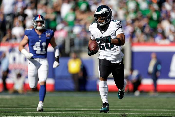 Eagles RB Saquon Barkley expected to play despite injury vs. Giants