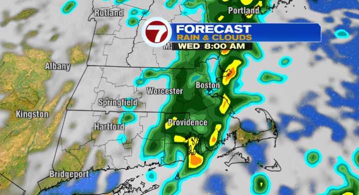 Break in the rain for Tuesday before more returns Wednesday