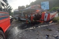 Accidente de bus en Guatemala dejó cerca de 40 heridos