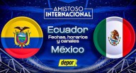Canal de TV y horarios del México vs. Ecuador por amistoso FIFA