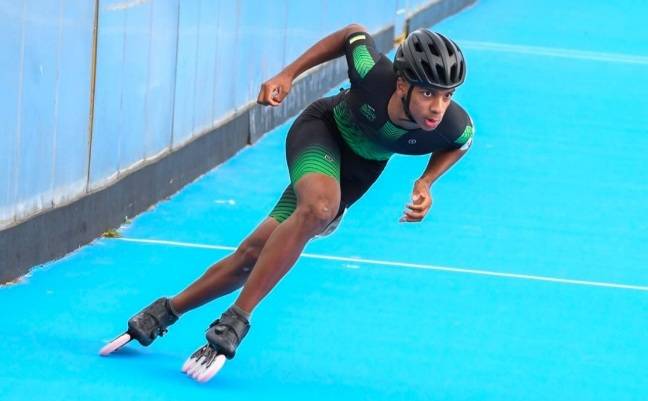 Wilcar Aguilar, lo volvió a hacer: Oro en la segunda Válida Nacional de Patinaje
