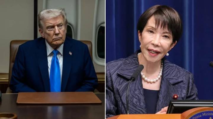 'She Is Creeped Out': Trump's Viral Photo Has Fans Zooming In on the Japanese Prime Minister's Cry for Help