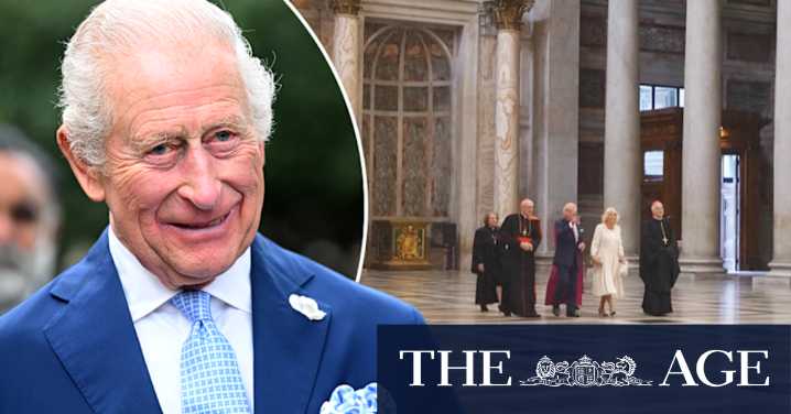 King Charles meets with Pope Leo at the Vatican