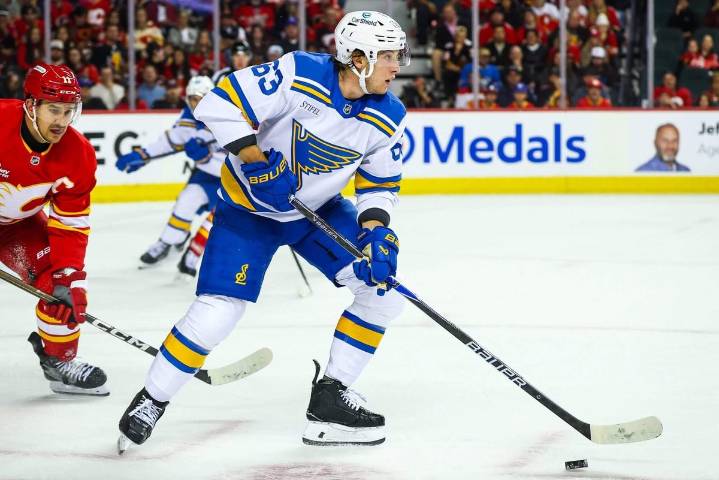 Blues' Jake Neighbours placed on IR with leg injury, will be reevaluated in 5 weeks