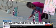 Candlelight vigil held for 2 girls who lost lives in fatal fire