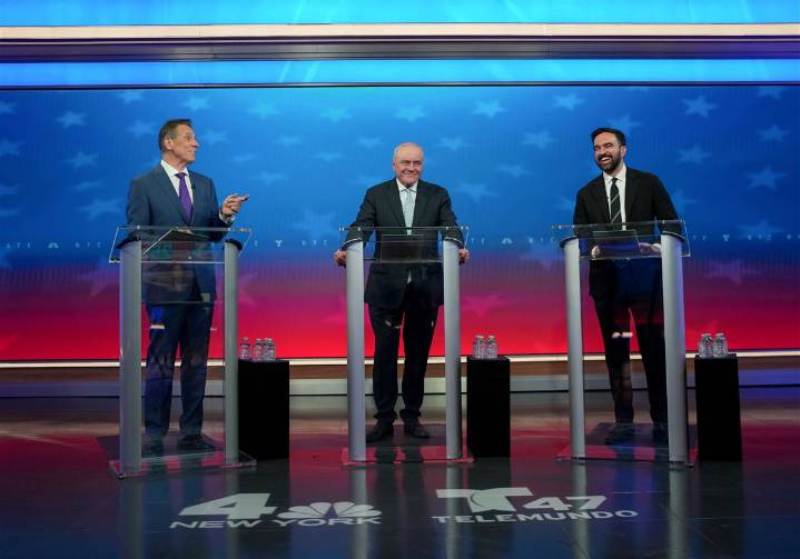 Many swings, few knockout hits as Cuomo and Mamdani trade jabs in heated first NYC mayoral debate