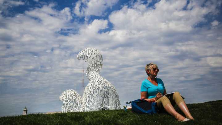 Look back at 'Nomade' at the Pappajohn Sculpture Park over the years