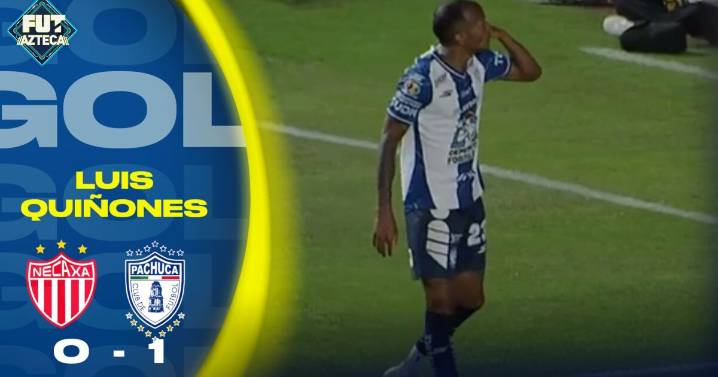 ¡GOOOL de Luis Quiñones que pone en ventaja al Pachuca vs Necaxa!