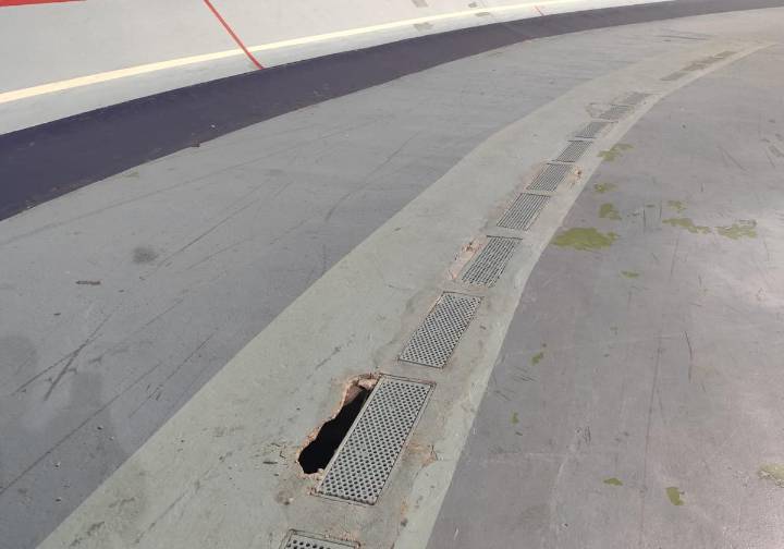 Las obras para reparar la pista del Velódromo de Anoeta obligan a aplazar los entrenamientos ciclistas