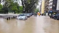 Inundación en Belgrano por la rotura en una cañería