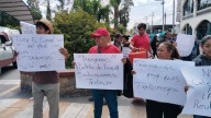 Tianguistas de Tequixquiac manifestaron su rechazo a la restricción de espacios sin previo aviso