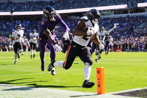 Los jóvenes suplentes de los Ravens no estaban listos ante los Texans