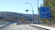 Manifestación en Oviedo para reclamar la suspensión del peaje en las autopistas AP