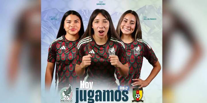 México vs Camerún Sub-17: a qué hora y dónde ver el partido del Mundial Femenil