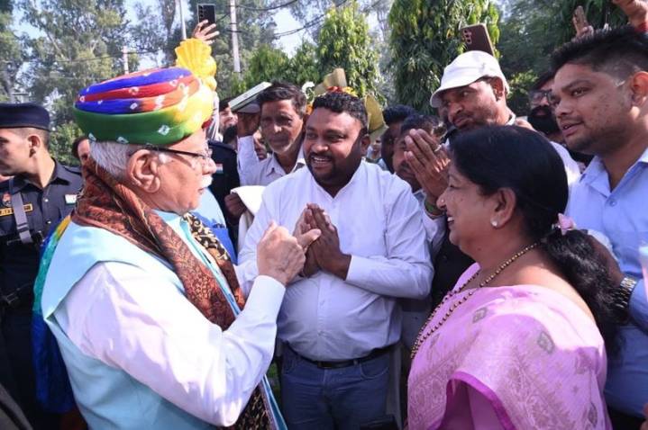 Khattar dismisses Oppn’s ‘dummy CM’ jibe against Saini, says BJP culture different