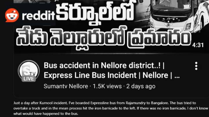Post Kurnool PTSD, bus passenger describes another near