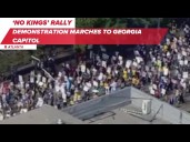 Chopper Video: Nearly 10K reported in Atlanta's 'No King' protests