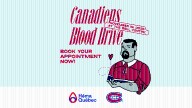 The 44th Canadiens Blood Drive will take place on November 19