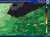 Cold front brings widespread rain to NE Ohio, followed by sharp temperature drop