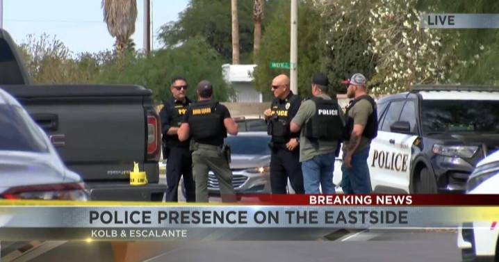 Active police presence in neighborhood on Tucson's eastside