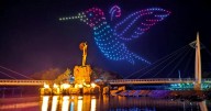 Rain, wind once again threaten Wichita’s annual Drone Light Festival