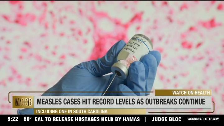 Measles cases hit record levels as outbreaks continue