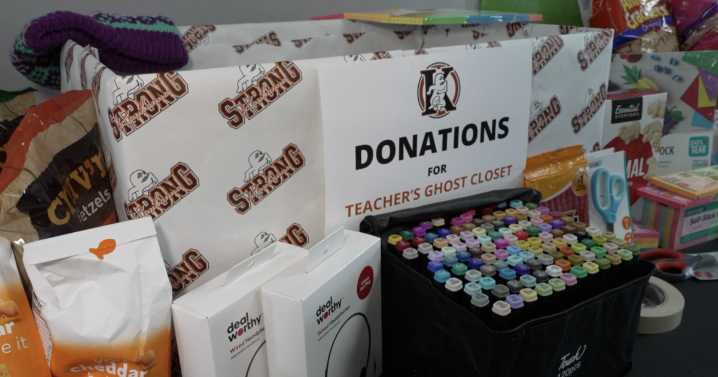 Kaukauna High’s “Ghost Closet” gives free supplies to district teachers