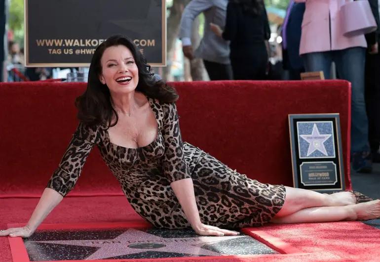 Fran Drescher recibe su estrella en el Paseo de la Fama