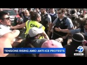 Tensions rise amid anti-ICE protests in Chicago