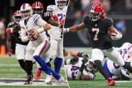 Bijan Robinson's monstrous game powers Falcons in Bills upset